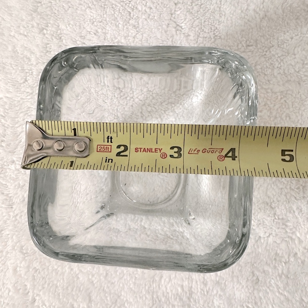 Beautiful Small Very Thick & Heavy Glass Vases, sold as a pair! - Picture 2 of 5